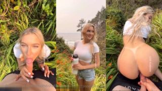 Csblondebombshell – Outdoor Sex Tape